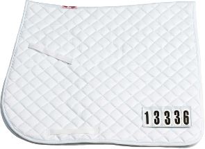 Zilco Dressage Saddle Cloth with Numbers